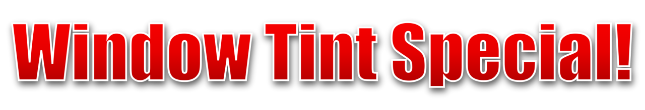 Window Tint Sale